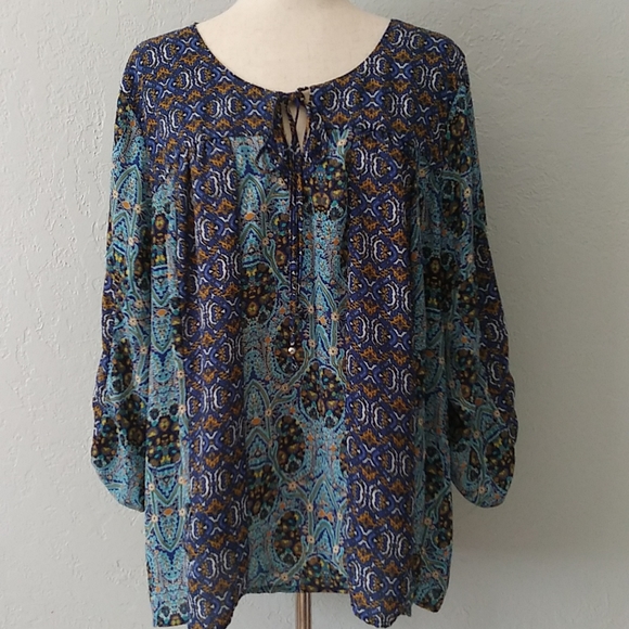 Notations Tops - Notations Blouse Size 2X